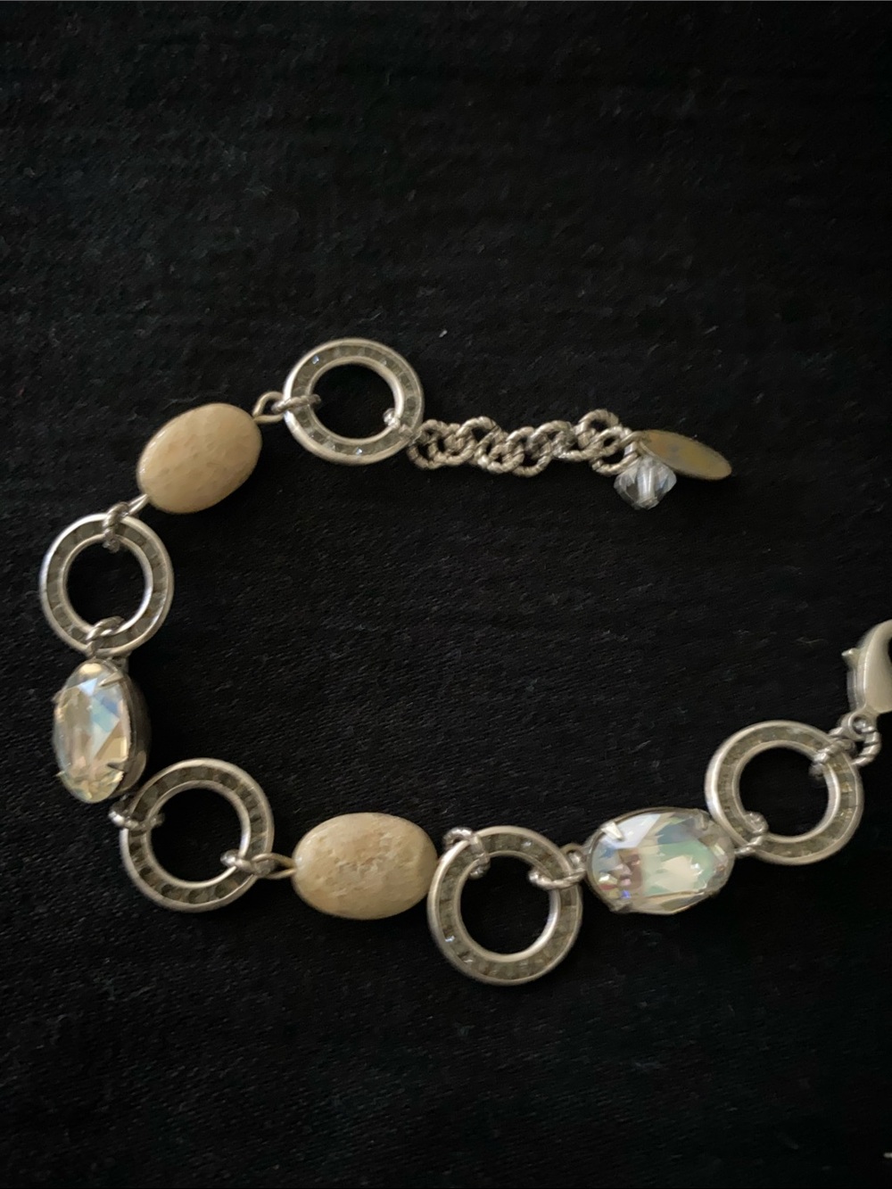 Vintage Liz Palacios silver -Tone bracelet preowned and good condition